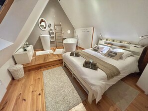 3 soverom, strykejern/-brett, reiseseng for barn og wi-fi (inkludert)