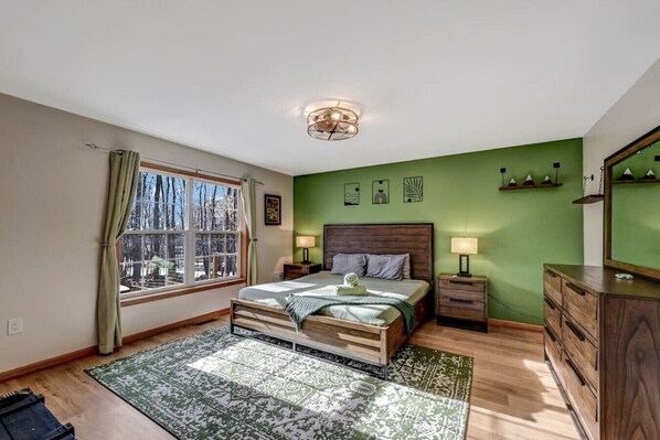 4 habitaciones, escritorio, cuna de viaje y wifi 