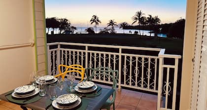 Studio Ti'Ben sea view in residence pierre et vacances with swimming pool