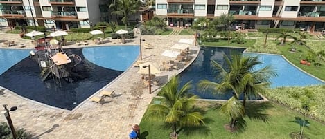 Elite-lejlighed | Pool | 5 udendørs pools
