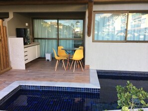 Családi apartman | Kültéri étkezés
