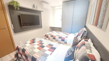 Premier Apartment | Egyptian cotton sheets, premium bedding, individually furnished
