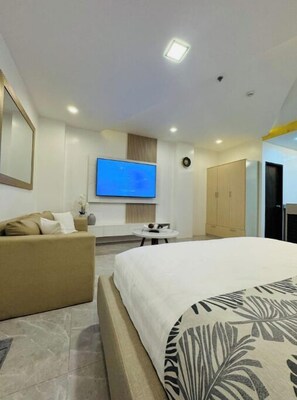 1 chambre, fer et planche à repasser, Wi-Fi, draps fournis