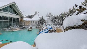 Indoor pool, a heated pool