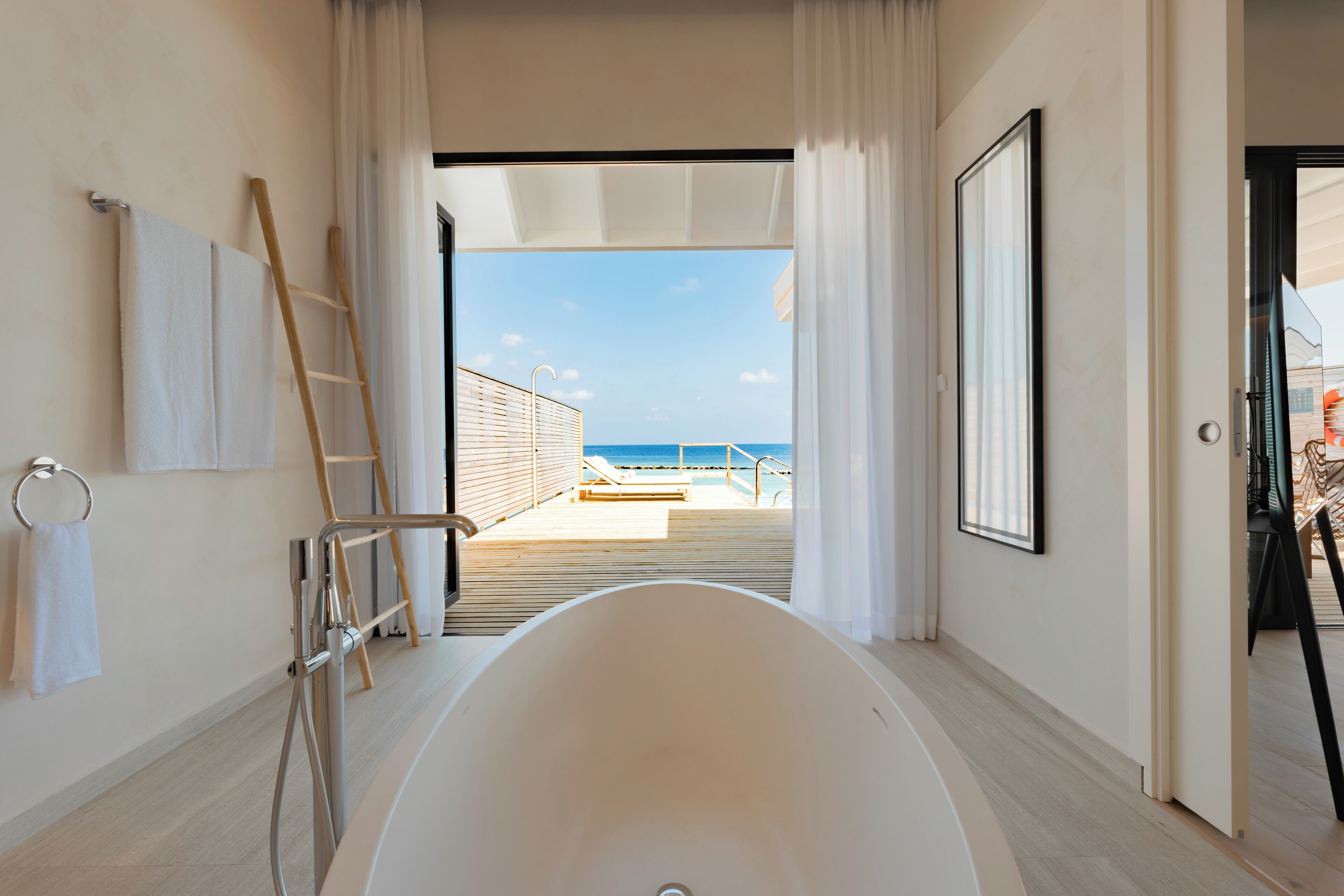 Water Pool Villa | In-room safe, desk, laptop workspace, blackout drapes