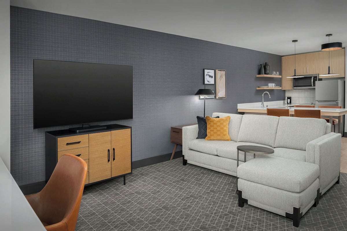 50-inch Smart TV with cable channels
