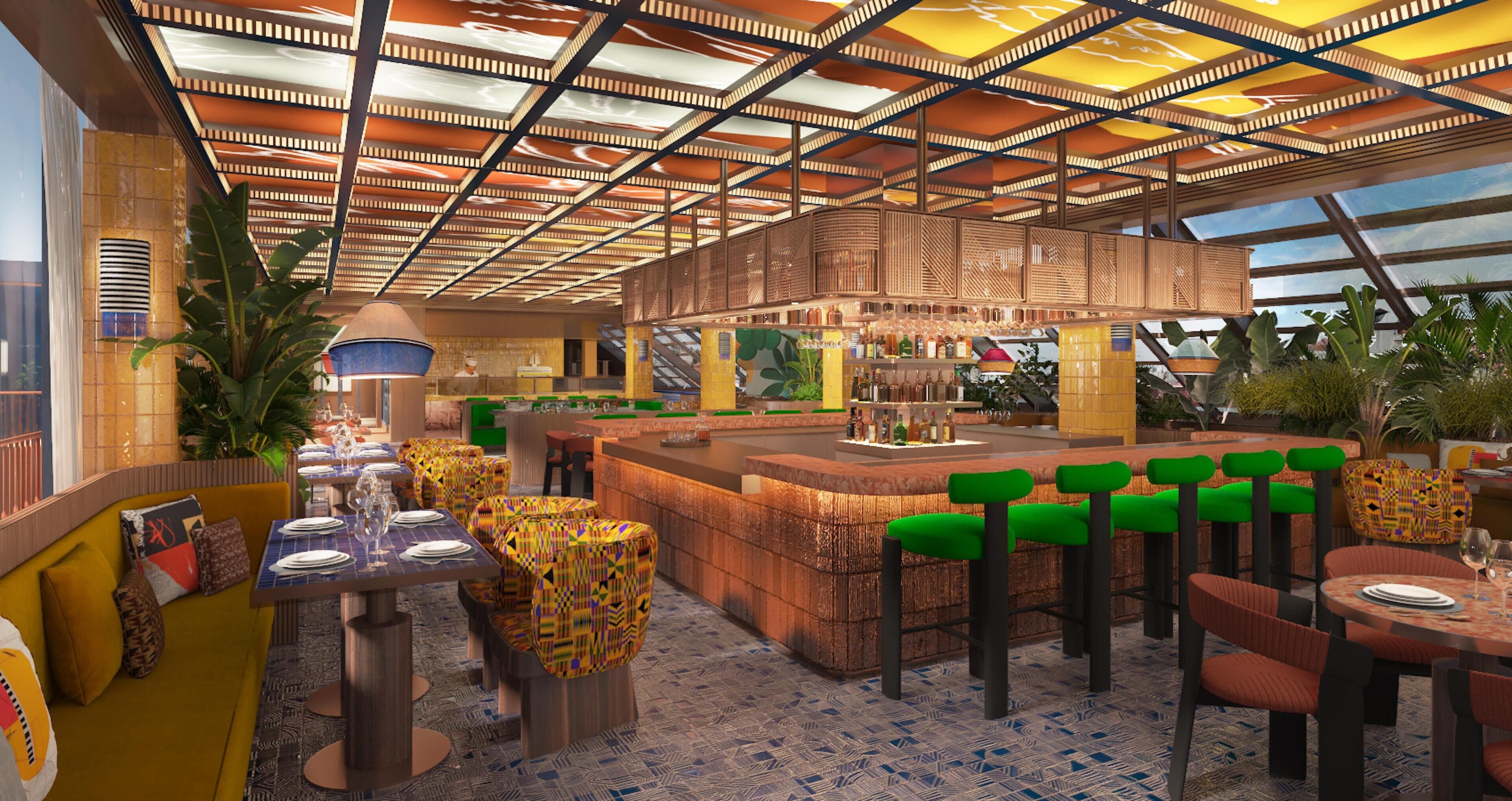 2 Restaurants, Frühstück