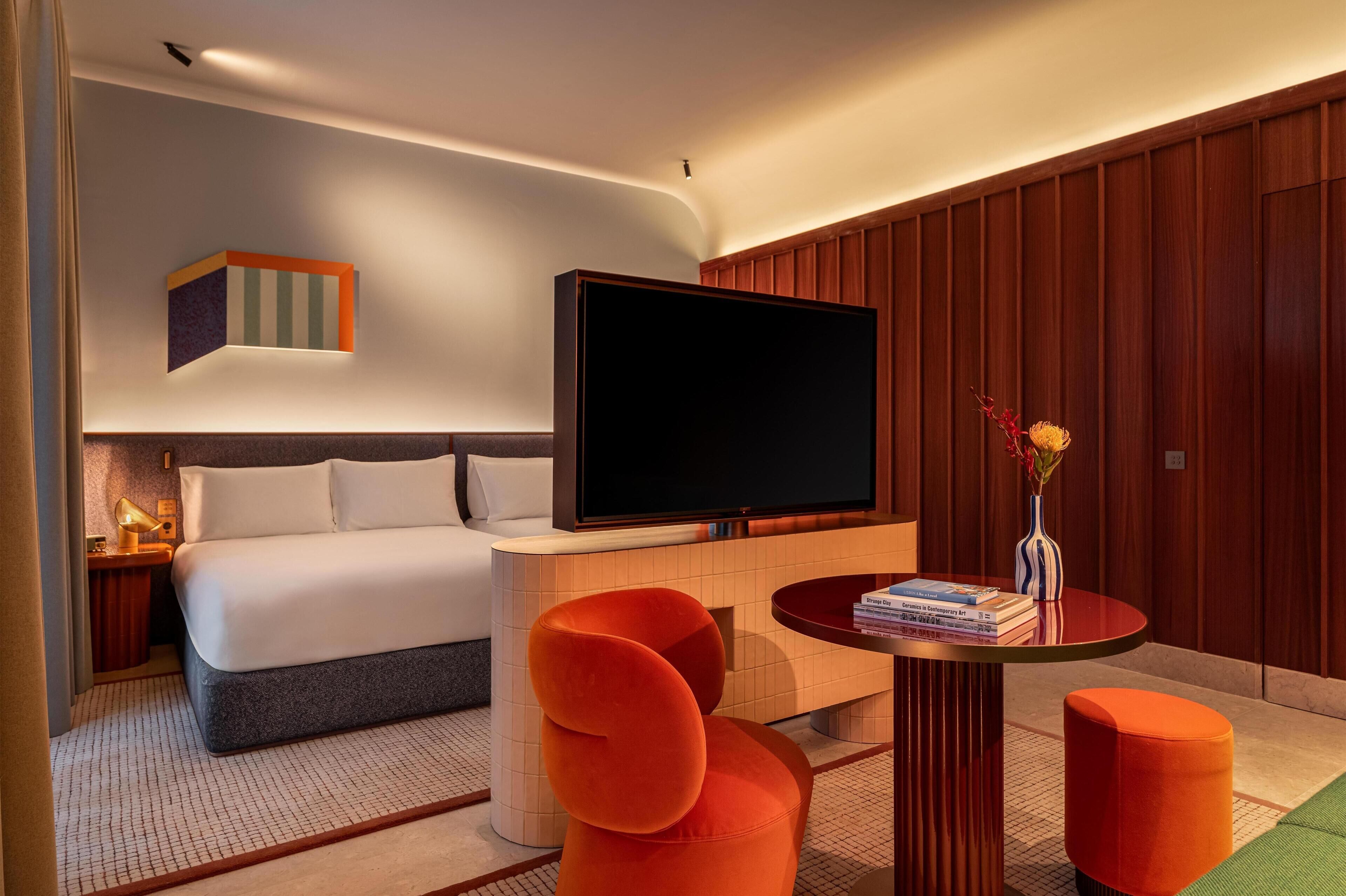 Junior suite | Hypoallergeen beddengoed, een minibar met enkele gratis items