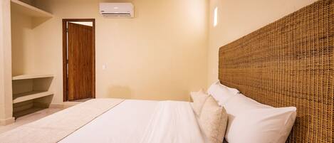 1 habitación y ropa de cama