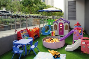 Lekområde för barn utomhus