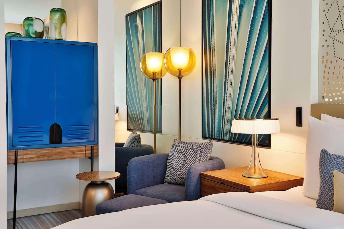 Free minibar, in-room safe, desk, laptop workspace