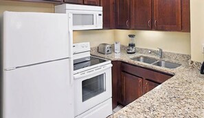 Microwave, coffee/tea maker