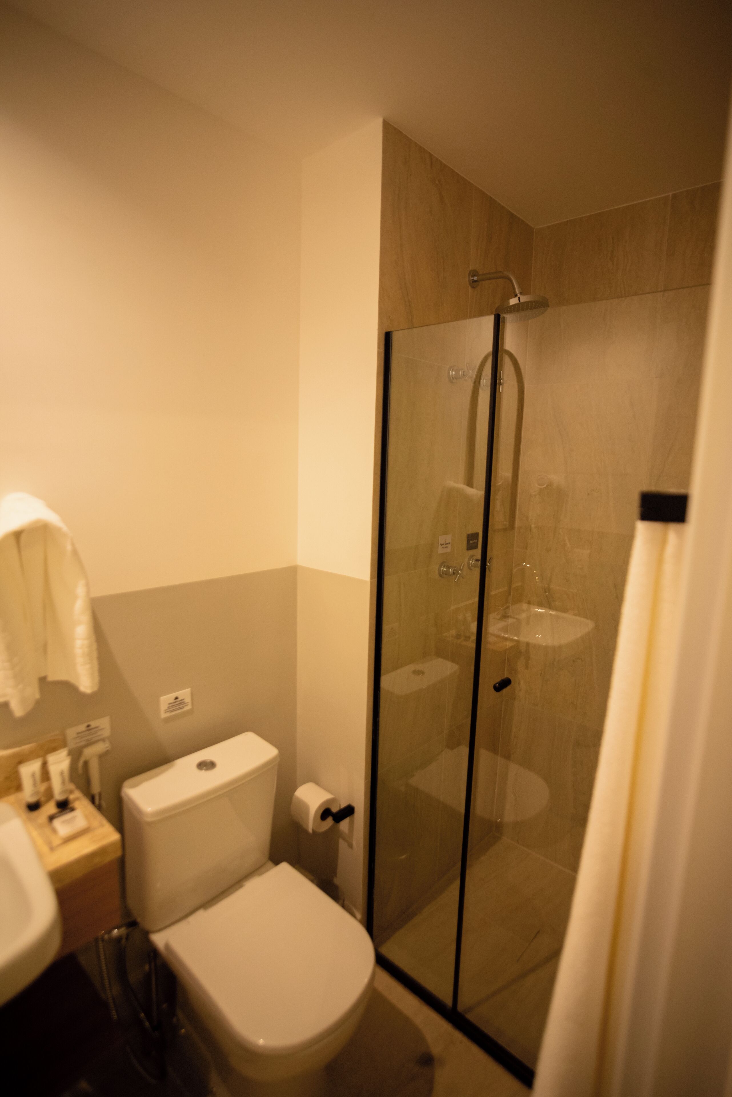 Studio Casal | Bathroom | Shower, towels, soap, shampoo