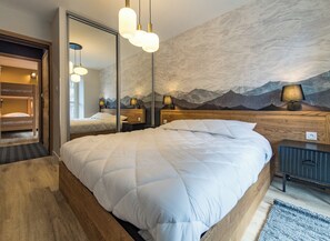 2 slaapkamers, een strijkplank/strijkijzer, reisbedje, wifi
