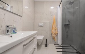 Shower, hair dryer