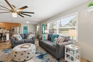 Smart-tv och eldstad