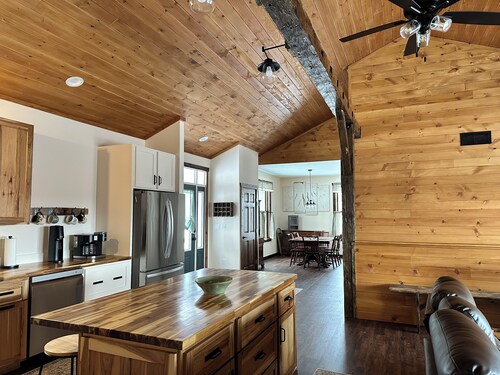 The Barn and Barrel on the bluff of Keuka Lake, offering spectacular views!