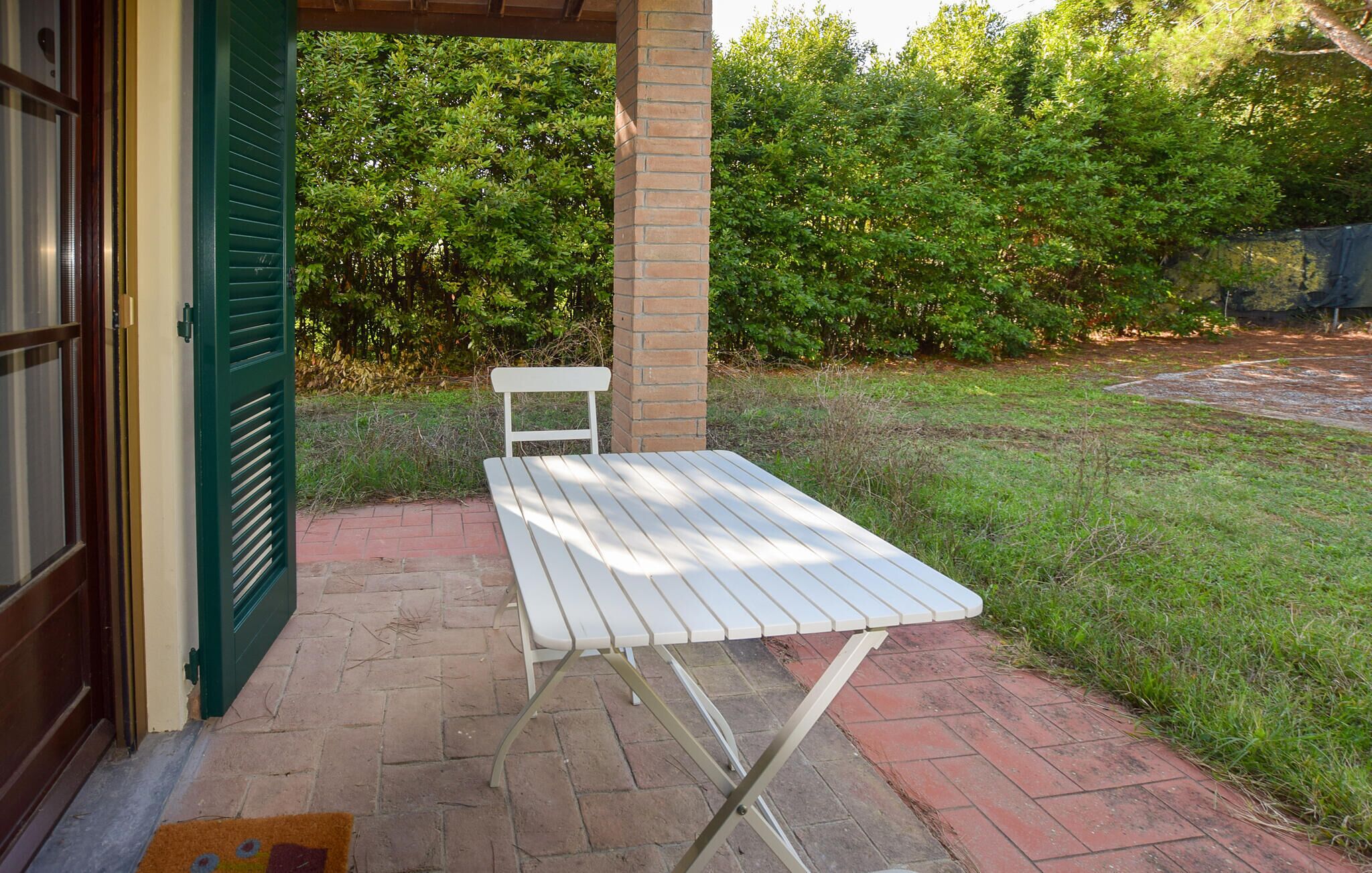 outside