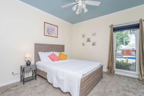 4 dormitorios, tabla de planchar con plancha, wifi y ropa de cama