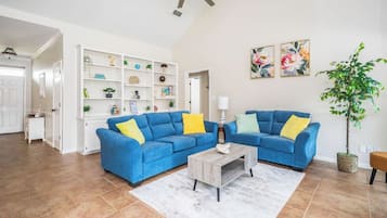 TV connectée, cheminée