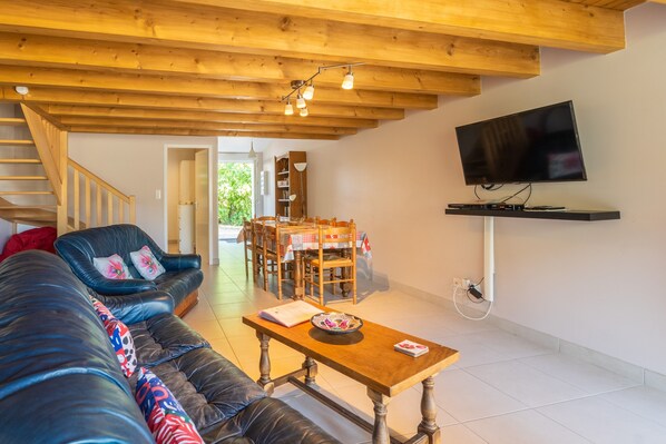 TV, DVD player, table tennis