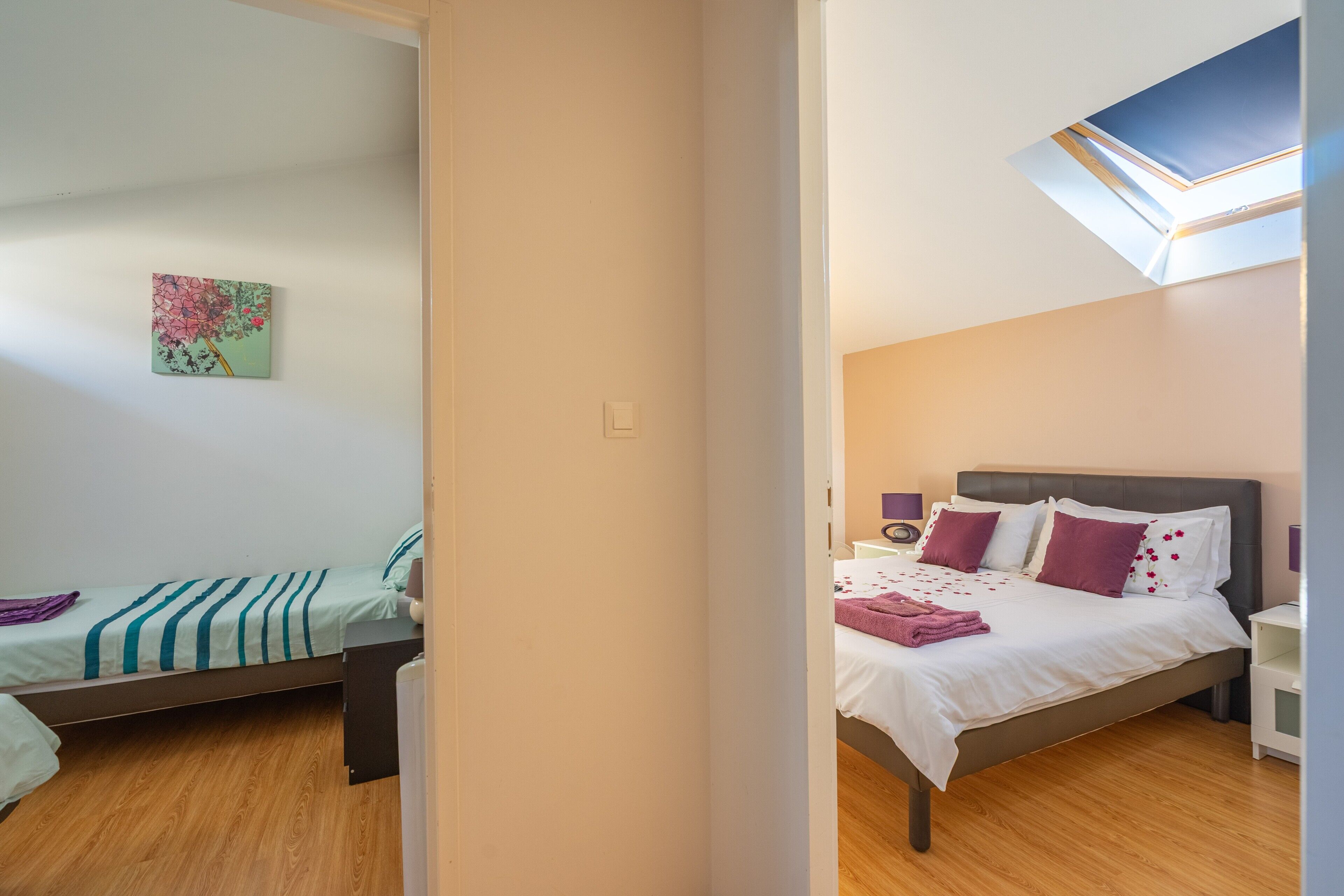 2 soveværelser, strygejern/strygebræt, gratis Wi-Fi, sengetøj