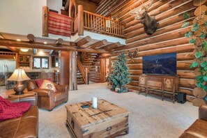 TV, fireplace, stereo, offices