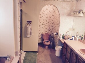Shower, hair dryer, towels, soap - Charming 3-bedroom house in Granger with WiFi and AC (Granger)