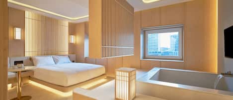 Deluxe Double Spa Room (Randomly Selected) | Indoor spa tub