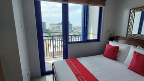 1 dormitorio, tabla de planchar con plancha, Internet y ropa de cama
