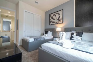 3 bedrooms, iron/ironing board, travel cot, WiFi