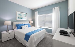 4 bedrooms, iron/ironing board, travel crib, WiFi