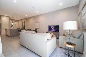 Smart-tv en een kantoor