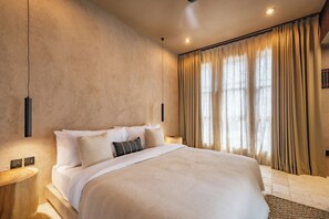 Junior Villa, Pool View | 1 bedroom, Egyptian cotton sheets, premium bedding, memory-foam beds - Villa Mapu at Bocoa Villas (Canggu)