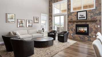 TV, fireplace, ping pong