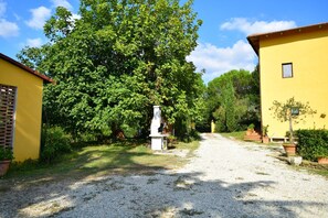 Property grounds - Restful Farmhouse Near Forest in Vinci With Pool (Vinci)