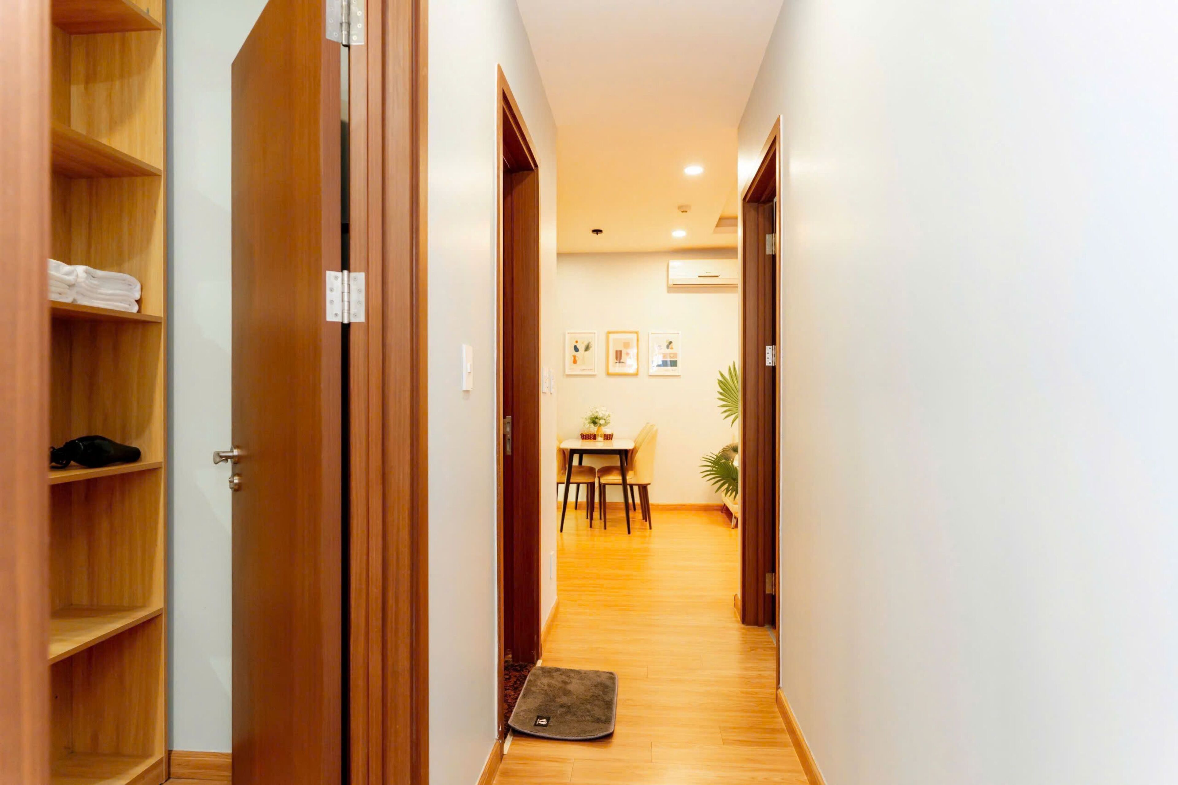 Luksusleilighet, 2 soverom, byutsikt | 2 soverom, allergitestet sengetøy, dundyner og memory foam-senger