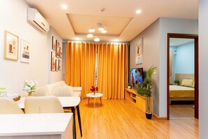 Luxury Apartment, 2 Bedrooms, City View | Living area -  Cozy Apartment Ha Long Bay (Ha Long)