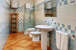 Shower, hair dryer