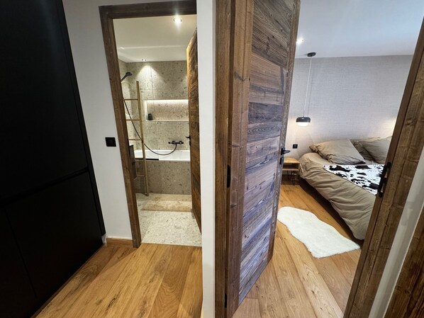 2 bedrooms, iron/ironing board, travel cot, free WiFi - Chalet Sassy Evasion cocooning + Garden + BOX (Megève)