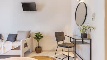 Business kamer | 1 slaapkamer, een kluis op de kamer, een strijkplank/strijkijzer