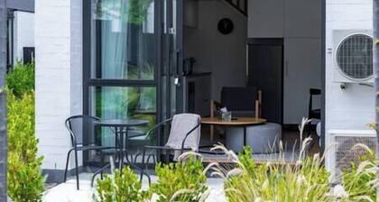 Relaxing retreat by the river