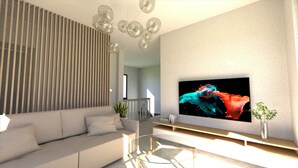 Living room - Apartments Lug 2, new and Comfortable With Pool (Privlaka)