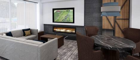 Vue depuis l’hébergement