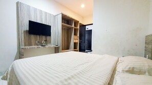 Chambre Deluxe double | Bureau, accĂšs au Wi-Fi (inclus), literie fournie