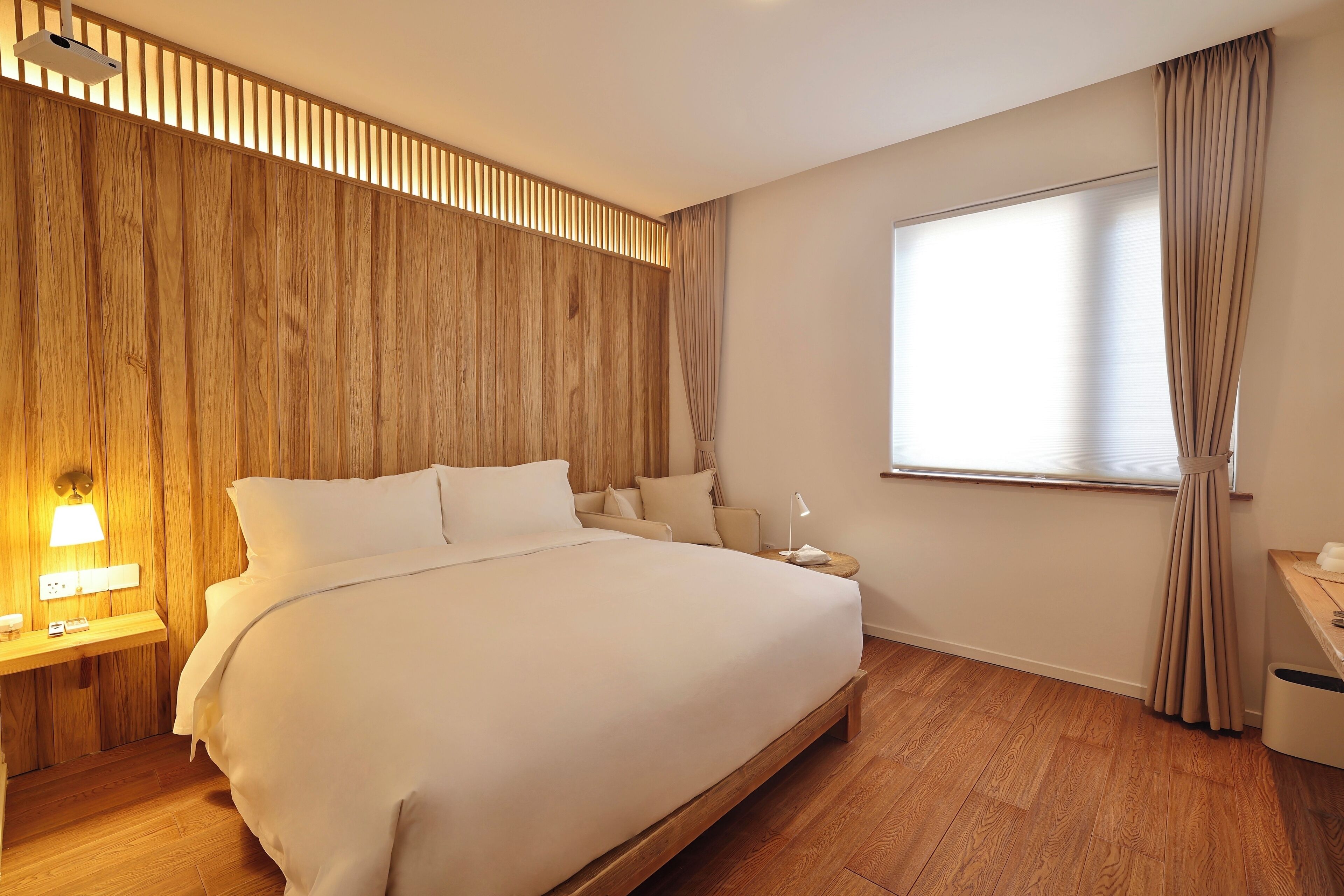 Desk, laptop workspace