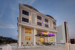 A szálláshely homlokzata