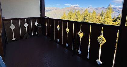 Duplex 7 pers, near slopes, balcony, ski locker