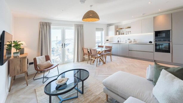 Unclassified image, 1 of 44, button - A modern costal apartment in the scenic Bull Bay, offering stunning coastal views for up to 4 guests (Anglesey)
