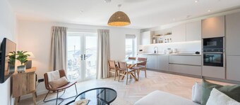A modern costal apartment in the scenic Bull Bay, offering stunning coastal views for up to 4 guests